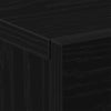 Musta seinälle kiinnitettävä yöpöytäkaappi Menina (tammi)