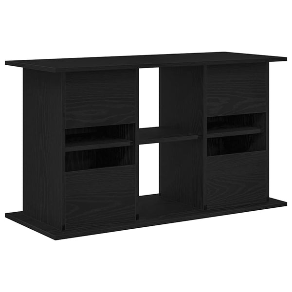Akvaarioteline musta tammi 101x41x58 cm tekopuu