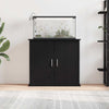 Akvaarioteline musta tammi 81x36x73 cm tekopuu