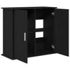 Akvaarioteline musta tammi 81x36x73 cm tekopuu