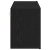 TV-tasot 2 kpl musta tammi 120x30x41 cm tekopuu
