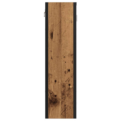 Kylpyhuoneen peilikaappi vanha puu 60x16x60 cm tekninen puu
