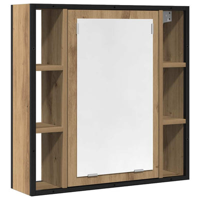 Kylpyhuoneen peilikaappi artesaani tammi 60x16x60 cm