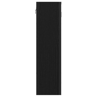 Kylpyhuoneen peilikaappi musta tammi 60x16x60 cm tekninen puu