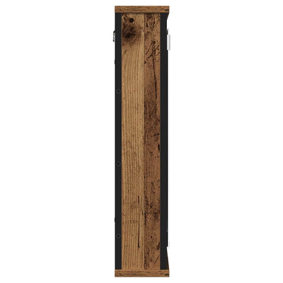 Kylpyhuoneen peilikaappi vanha puu 42x12x60 cm tekninen puu