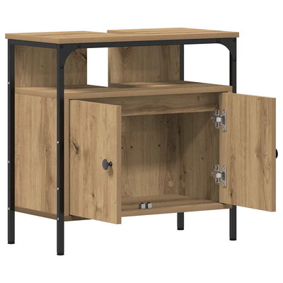 Artesaani tammi kylpyhuoneen pesuallaskaappi Nargis 60x30x60cm