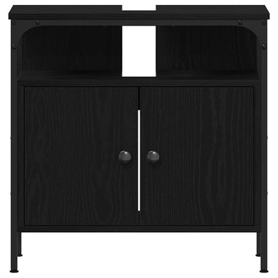 Musta tammi kylpyhuoneen pesuallaskaappi Nargis 60x30x60cm