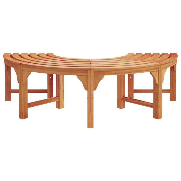 Puun penkki 4 -Seater 160 x 80 x 45cm Tiheä Eukalyptuspuu
