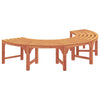 Puun penkki 4 -Seater 210 x 80 x 45 cm Tiheä Eukalyptuspuu