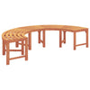 Puun penkki 4 -Seater 210 x 80 x 45 cm Tiheä Eukalyptuspuu
