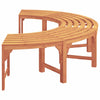 Puun penkki 4 -Seater 210 x 80 x 45 cm Tiheä Eukalyptuspuu