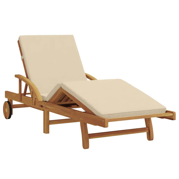 Aurinkotuoli Tiheä akasiapuu Beige
