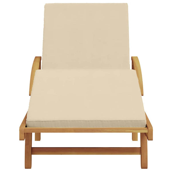 Aurinkotuoli Tiheä akasiapuu Beige