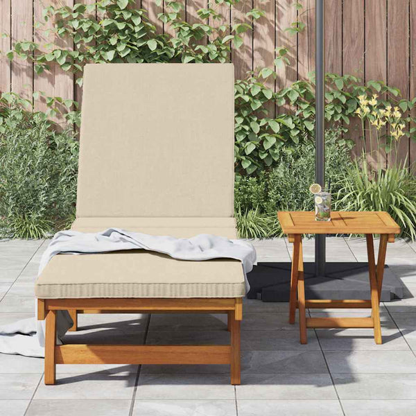 Aurinkotuoli Ruskea 199 x 63 x 85 cm Tiheä akasiapuu