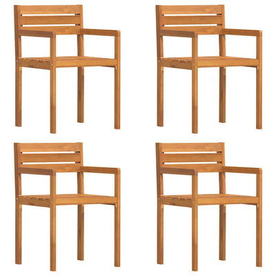 Puutarhatuolit Lyndsey 50x53x80cm (4 kpl, täyspuu akaasia)