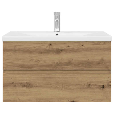 Pesuallaskaappi sisäänrakennetulla altaalla ja hanalla Gavin