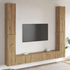 6-osainen TV-kaappisarja seinälle kiinnitettävä