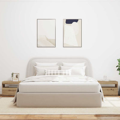 Tammen yöpöytäkaappi Moncilo 60x35x40cm (led-valoilla käsityöläinen)