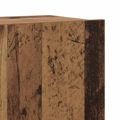 Tv-kaappisarja Bindar 4-osainen (seinäkiinnitettävä vanhaa puuta)