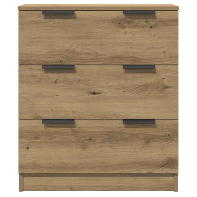 Senkit 3 kpl Käsityöläinen tammi 60x30x70 cm suunniteltu puu