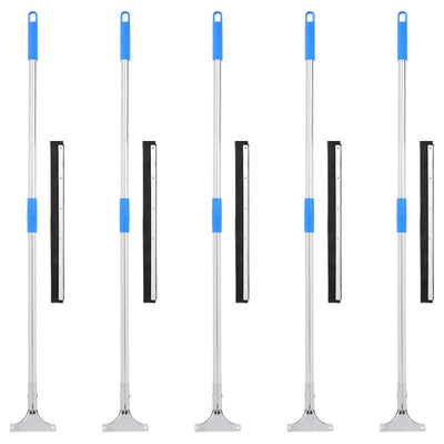 Lattialastat Noemy 45x122,5cm (5 kpl teräs ja kumi)