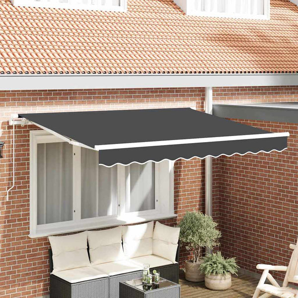 Markiisin vaihtokangas Antrasiitti 280 x 195 cm Polyesteri