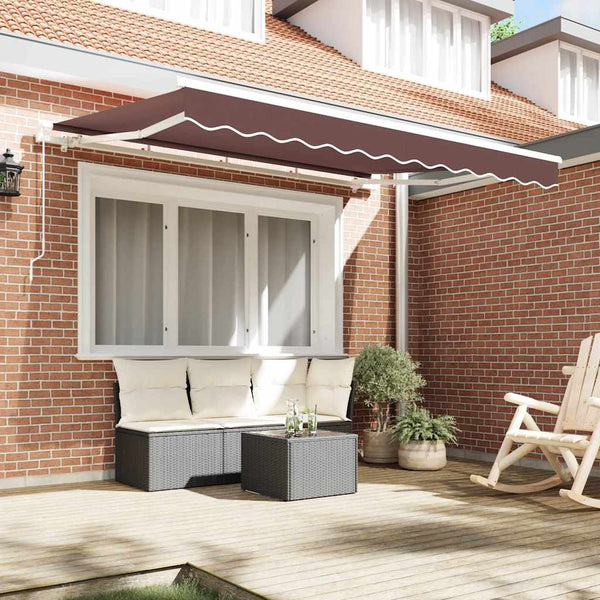 Markiisin vaihtokangas Ruskea 235 x 195 cm Polyesteri