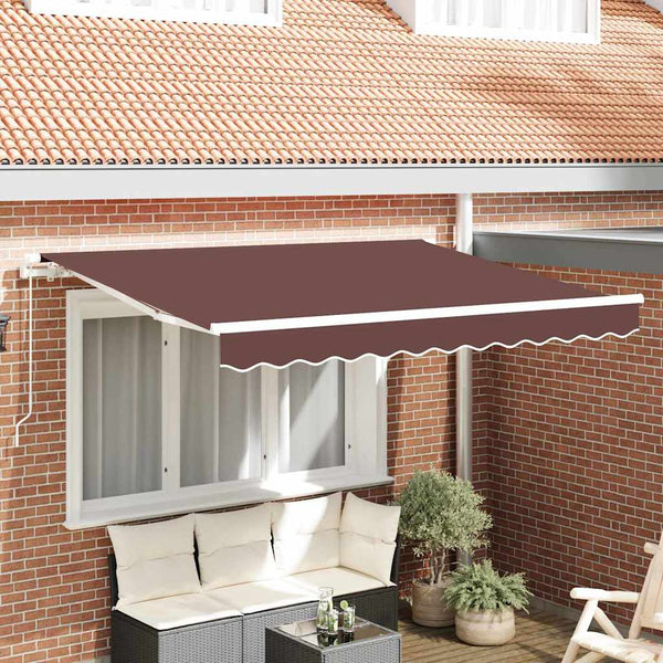 Markiisin vaihtokangas Ruskea 330 x 195 cm Polyesteri