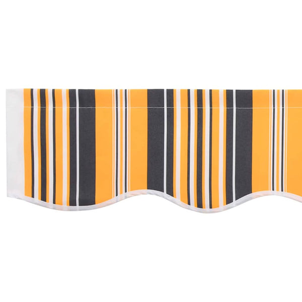 Markiisin vaihtokangas Oranssi ja Musta 235 x 195 cm Polyesteri