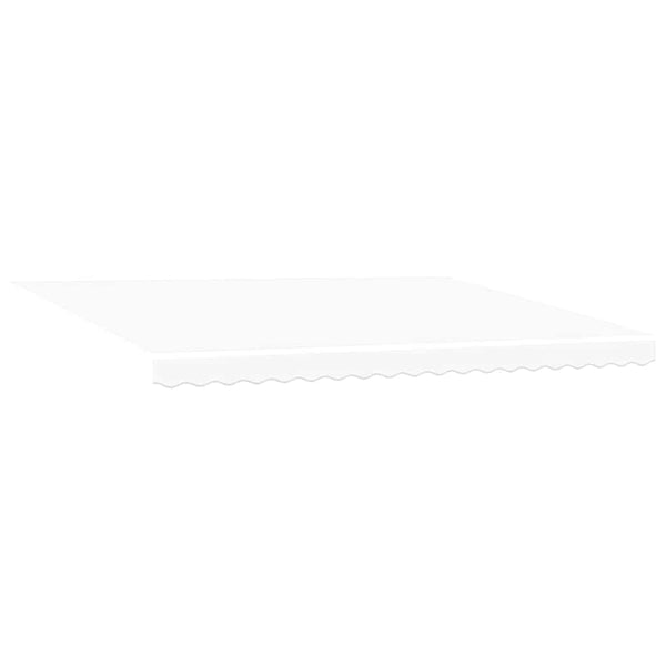 Markiisin vaihtokangas - 4,5x3 m valkoinen Polyesteri