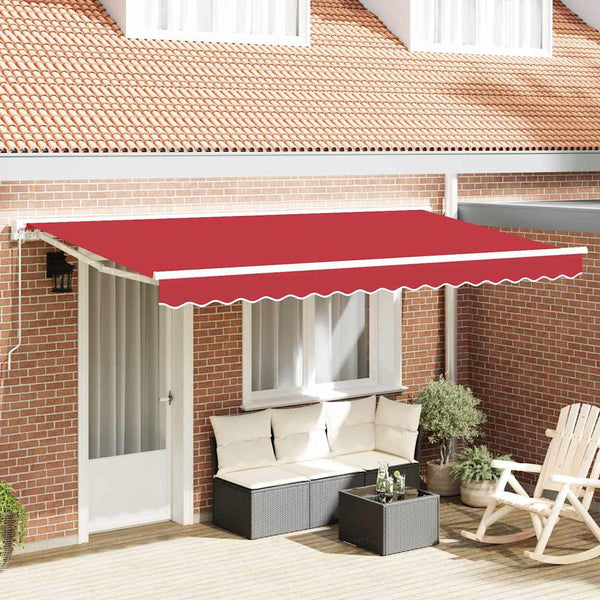 Markiisin vaihtokangas Punainen 380 x 195 cm Polyesteri