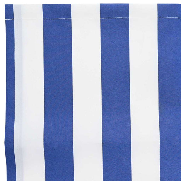 Markiisin reunalista vaihto Sininen ja valkoinen 230 x 20 cm