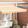 Markiisin reunalista vaihto Keltainen ja valkoinen 230 x 20 cm