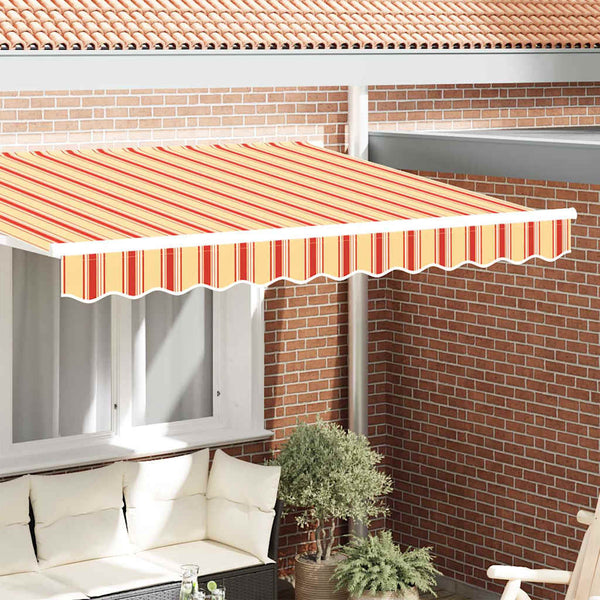 Markiisin reunalista vaihto Keltainen ja oranssi 230 x 20 cm