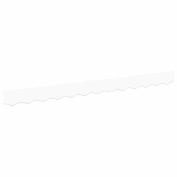 Markiisin reunalista vaihto valkoinen 330 x 20 cm Polyesteri