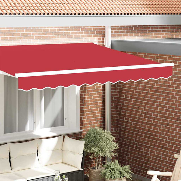 Markiisin reunalista vaihto Punainen 280 x 20 cm Polyesteri