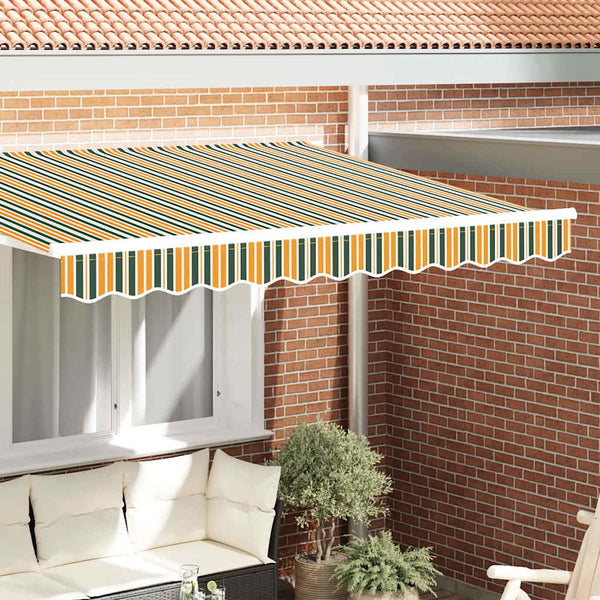 Markiisin reunalista vaihto Vihreä ja keltainen 280 x 20 cm