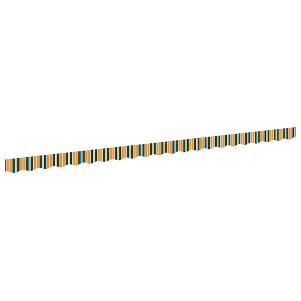 Markiisin reunalista vaihto Vihreä ja keltainen 480 x 20 cm