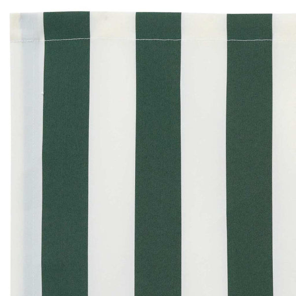 Markiisin reunalista vaihto Vihreä ja valkoinen 330 x 20 cm