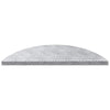 Portaan askelma 5 kpl 60 x 18 x 2,5 cm Hopea Alumiini Puolikuu