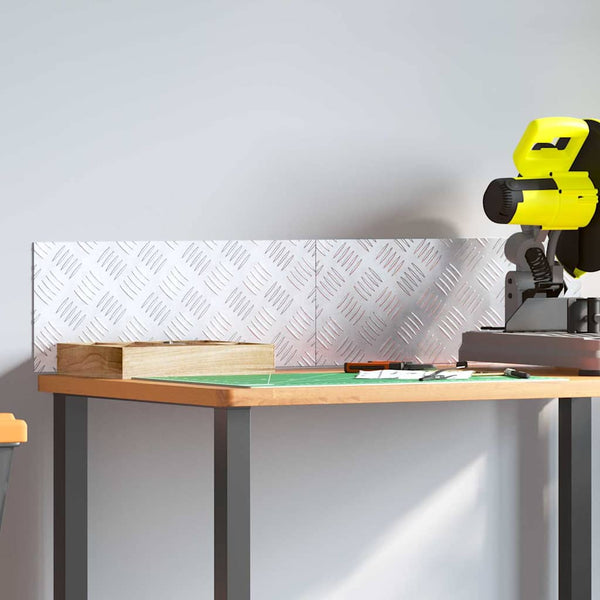 Portaan askelma 2 kpl 50 x 20 cm Hopea Alumiini Suorakaide