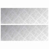 Portaan askelma 2 kpl 60 x 20 cm Hopea Alumiini Suorakaide