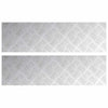 Portaan askelma 2 kpl 70 x 20 cm Hopea Alumiini Suorakaide