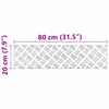 Portaan askelma 4 kpl 80 x 20 cm Hopea Alumiini Suorakaide