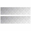 Portaan askelma 2 kpl 80 x 20 cm Hopea Alumiini Suorakaide