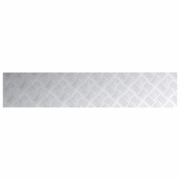 Portaan askelma 4 kpl 100 x 20 cm Hopea Alumiini Suorakaide
