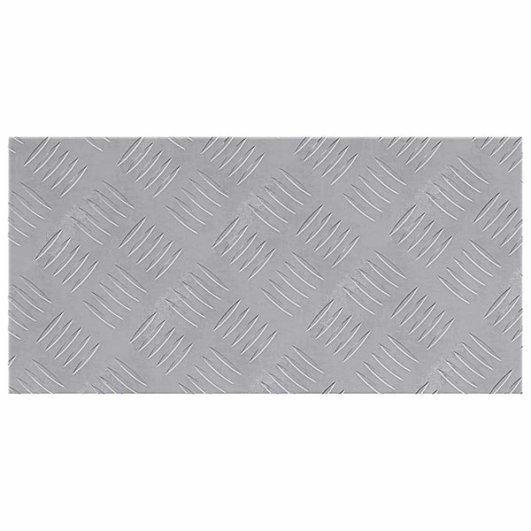 Portaan askelma 4 kpl 50 x 25 cm Hopea Alumiini Suorakaide