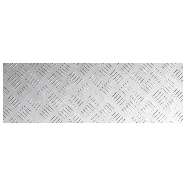 Portaan askelma 2 kpl 75 x 25 cm Hopea Alumiini Suorakaide