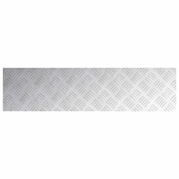 Portaan askelma 2 kpl 100 x 25 cm Hopea Alumiini Suorakaide