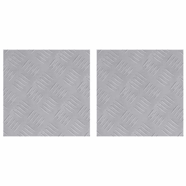 Portaan askelma 2 kpl 30 x 30 cm Hopea Alumiini Neliö